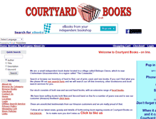 Tablet Screenshot of courtyardbooks.co.uk